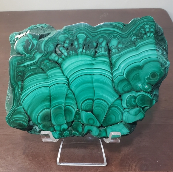 1.18 lbs Malachite Crystal Slab - Picture 5 of 17